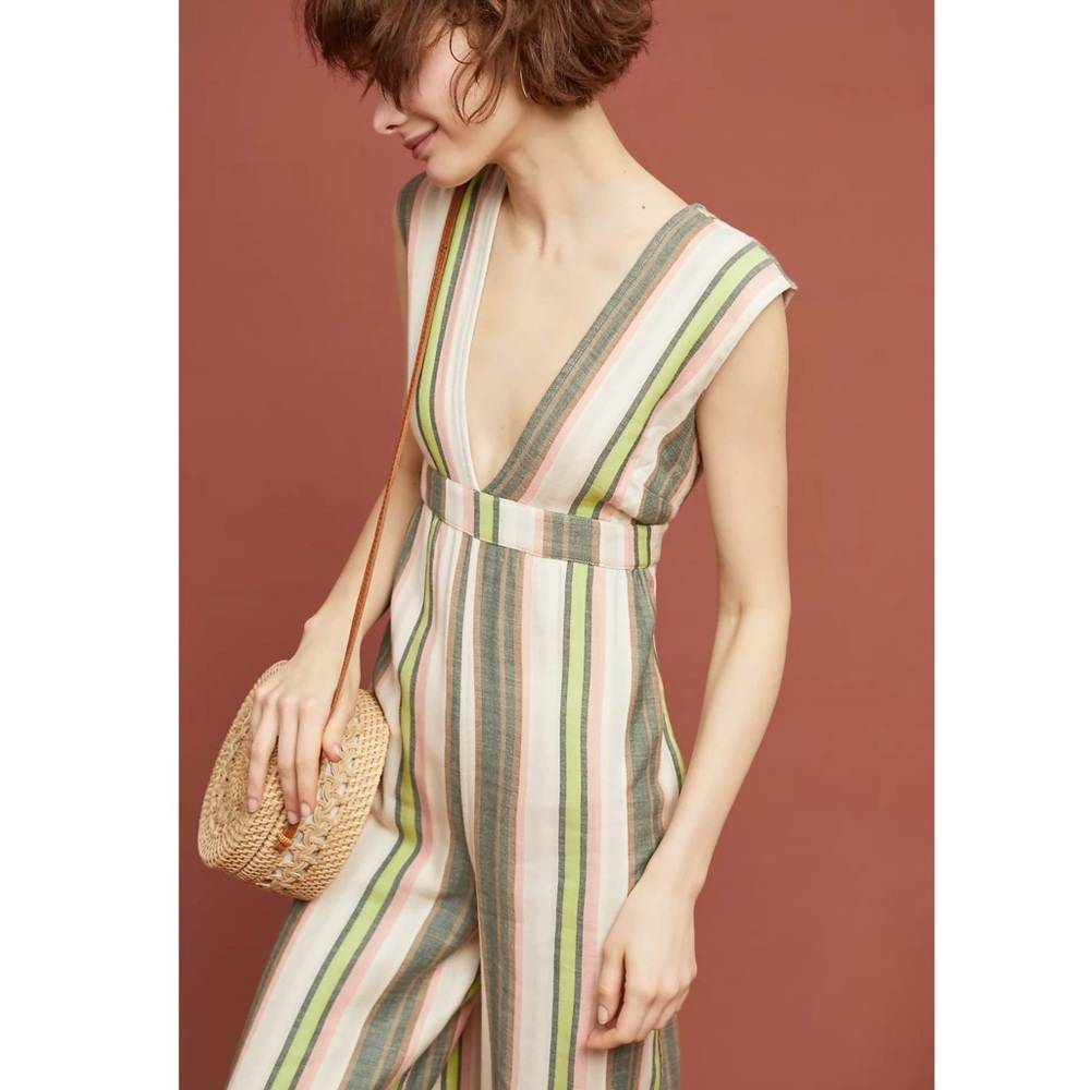 Anthropologie // The Odells Paloma Striped Jumpsuit🌛